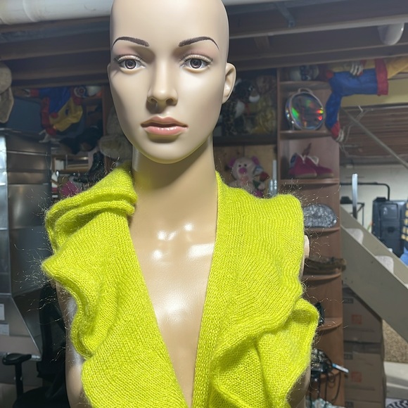 BENETTON MOHAIR SCARF - Picture 4 of 5